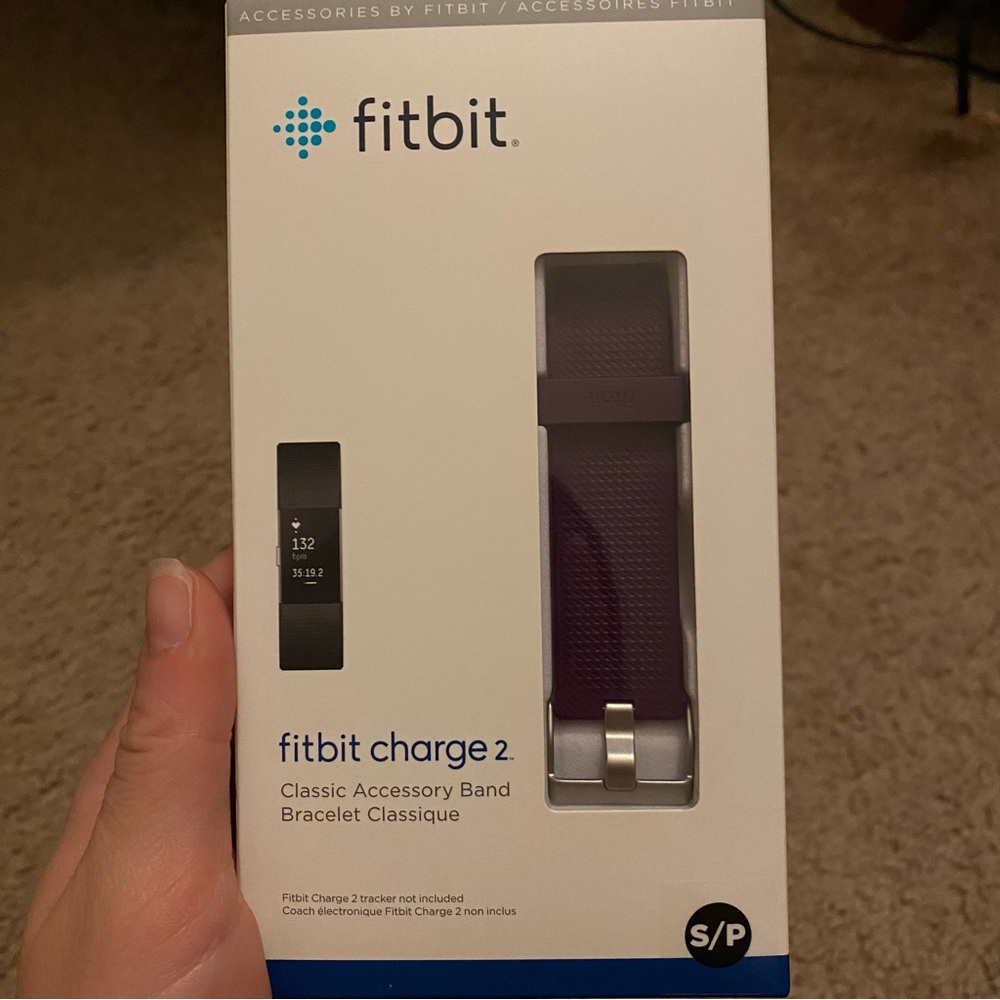 NWT FITBIT Charge 2 Plum Accessory Band